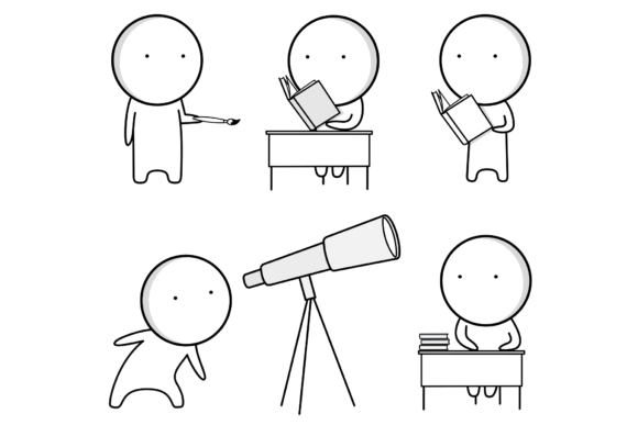 Enhancing Creative Projects with High-Quality School Icons, Education Icons, and Student Illustrations