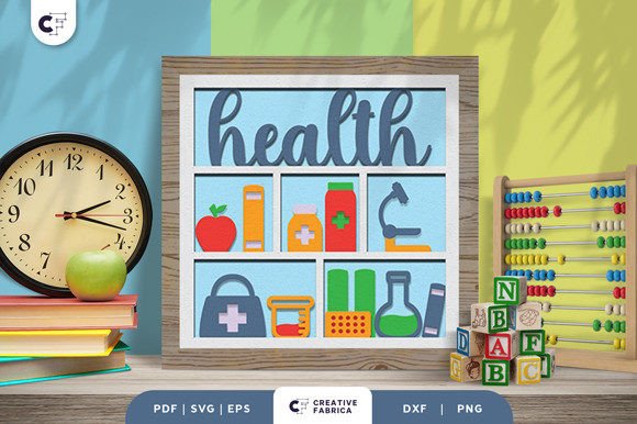 Health Education School Subject 3D SVG: A Guide to Creating Stunning Classroom Decor