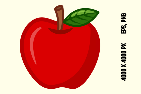 Red Ripe Apple: Elevating Educational Design with Precision and Clarity