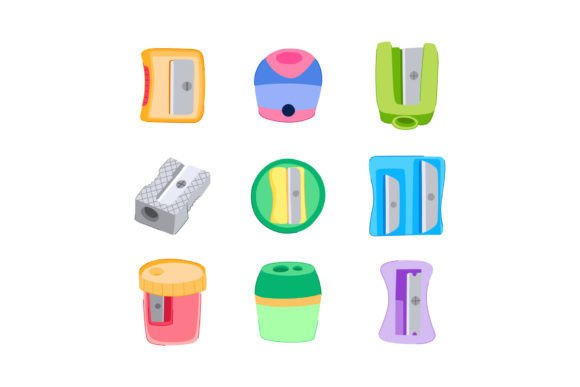 Sharpener Pencil Set Cartoon Vector: A Practical Guide for Designers and Educators